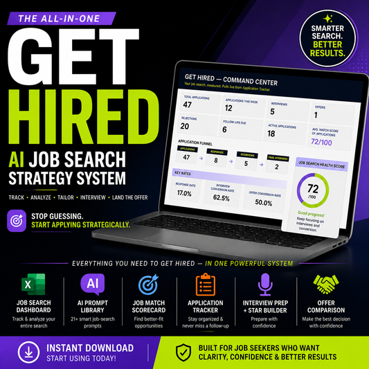 Get Hired: AI Job Search Strategy System