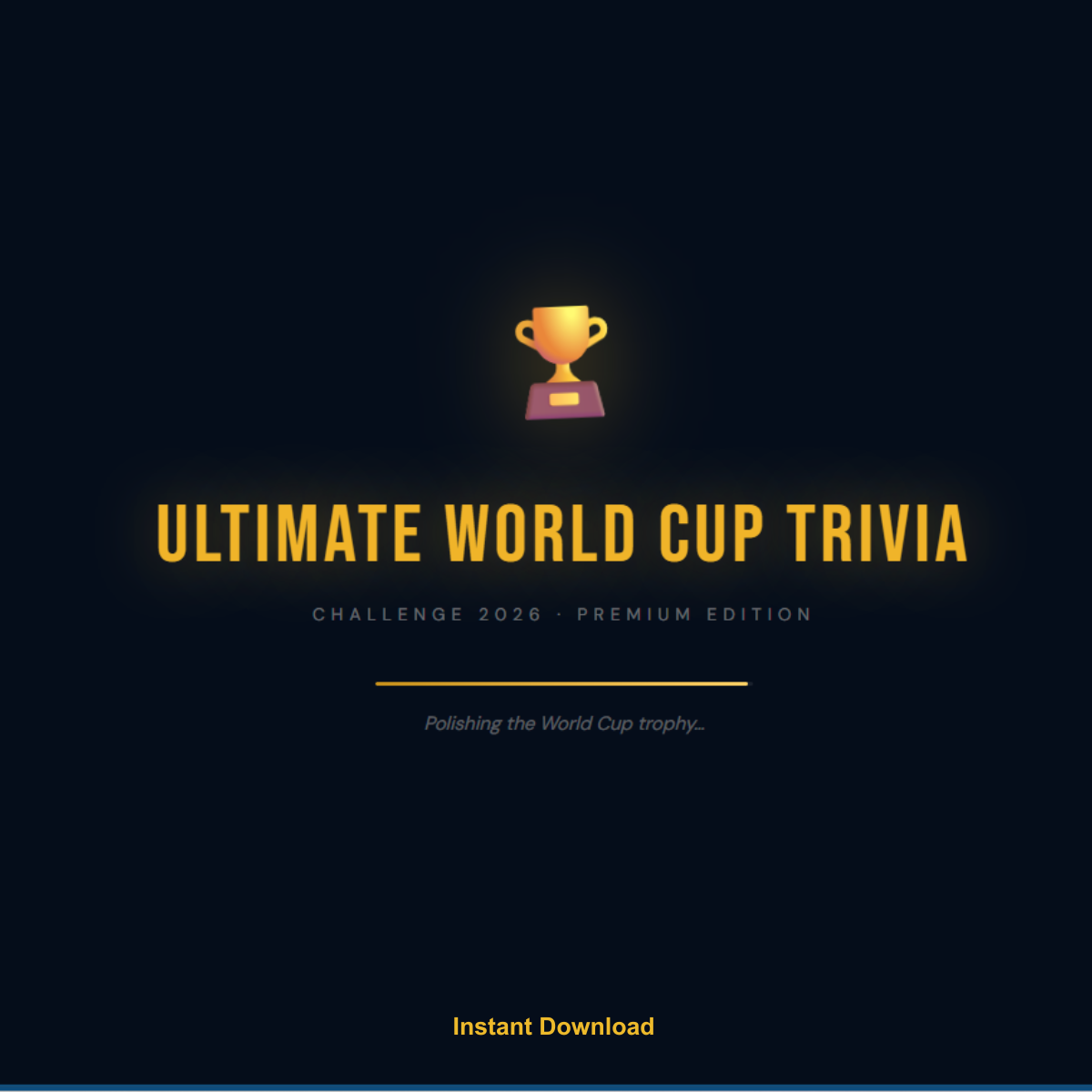 The 2026 World Cup Trivia Game