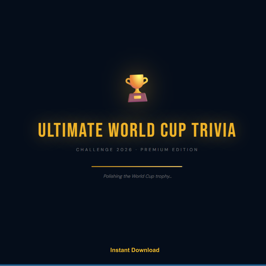 The 2026 World Cup Trivia Game